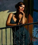 Fabian Perez Fabian Perez Saba at the Balcony XIV